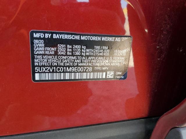 2021 BMW X4 XDRIVE3 - 5UX2V1C01M9E00728