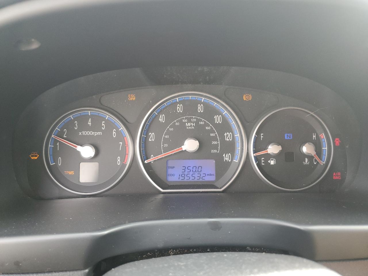 Lot #3278786615 2008 HYUNDAI SANTA FE S