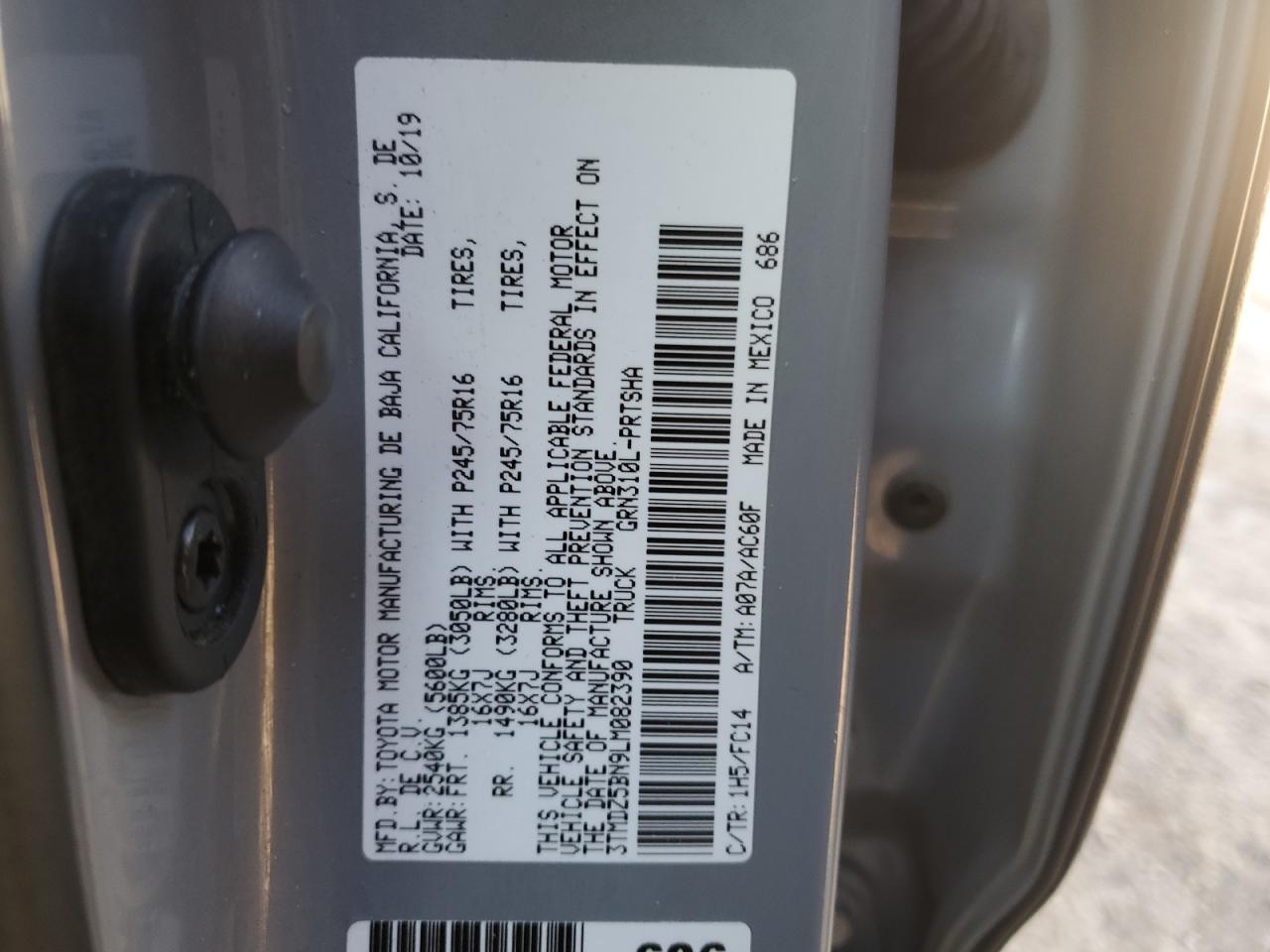 TOYOTA TACOMA DOUBLE CAB