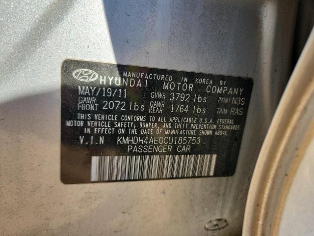 2012 HYUNDAI ELANTRA GL #3283976796