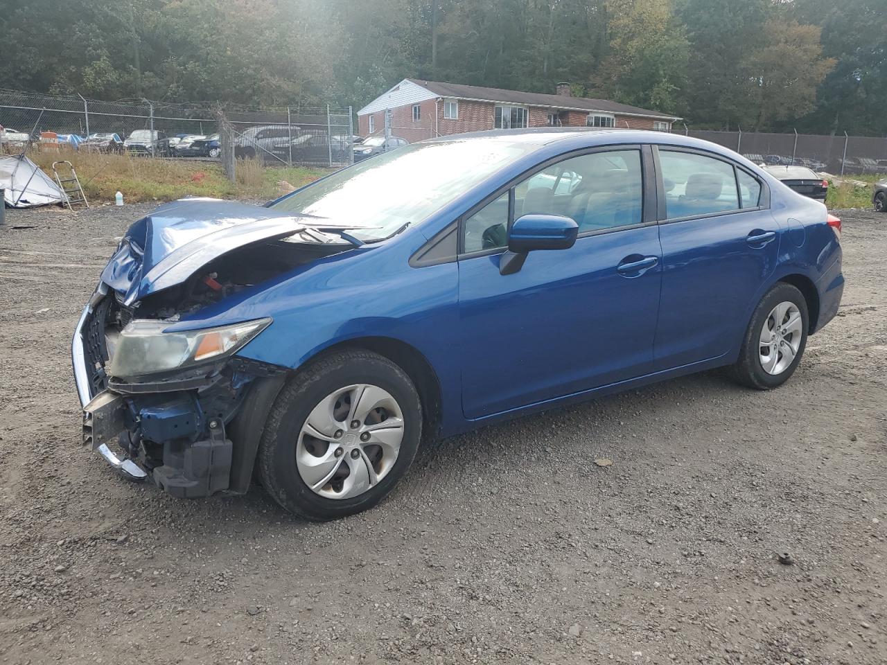Lot #3302910089 2014 HONDA CIVIC LX