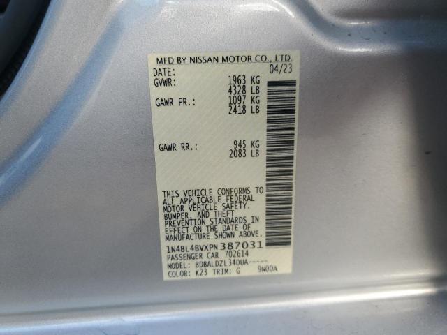 2023 NISSAN ALTIMA S #3284774522