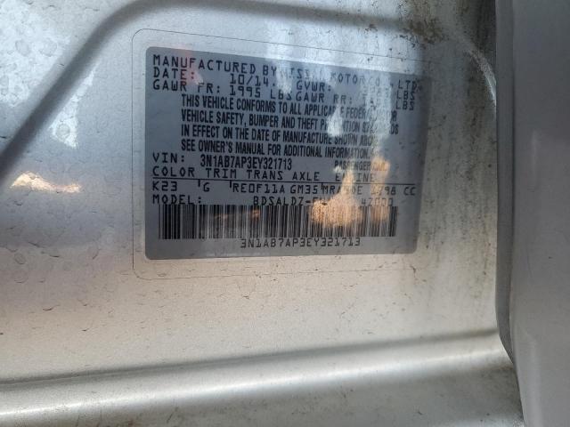 2014 NISSAN SENTRA S #3293409118