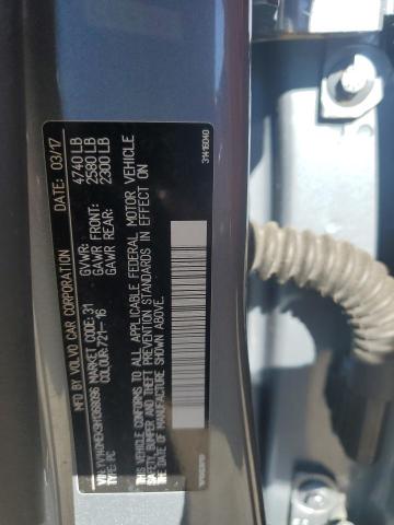 2017 VOLVO V60 T5 PRE YV140MEK9H1368096