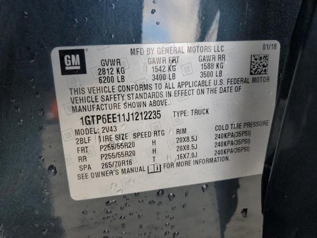 2018 GMC CANYON DEN 1GTP6EE11J1212235