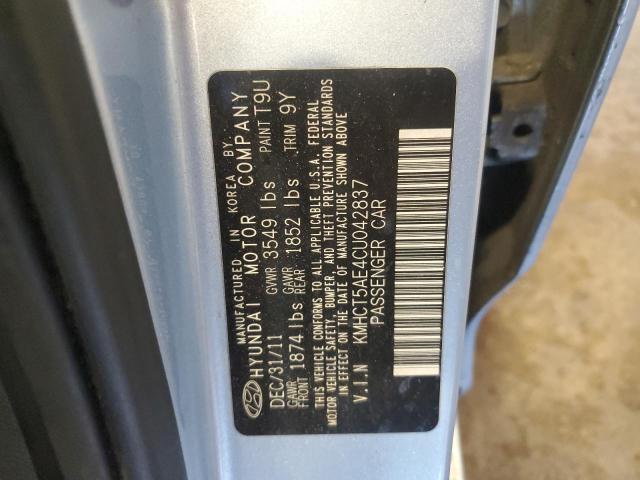 2012 HYUNDAI ACCENT GLS - KMHCT5AE4CU042837