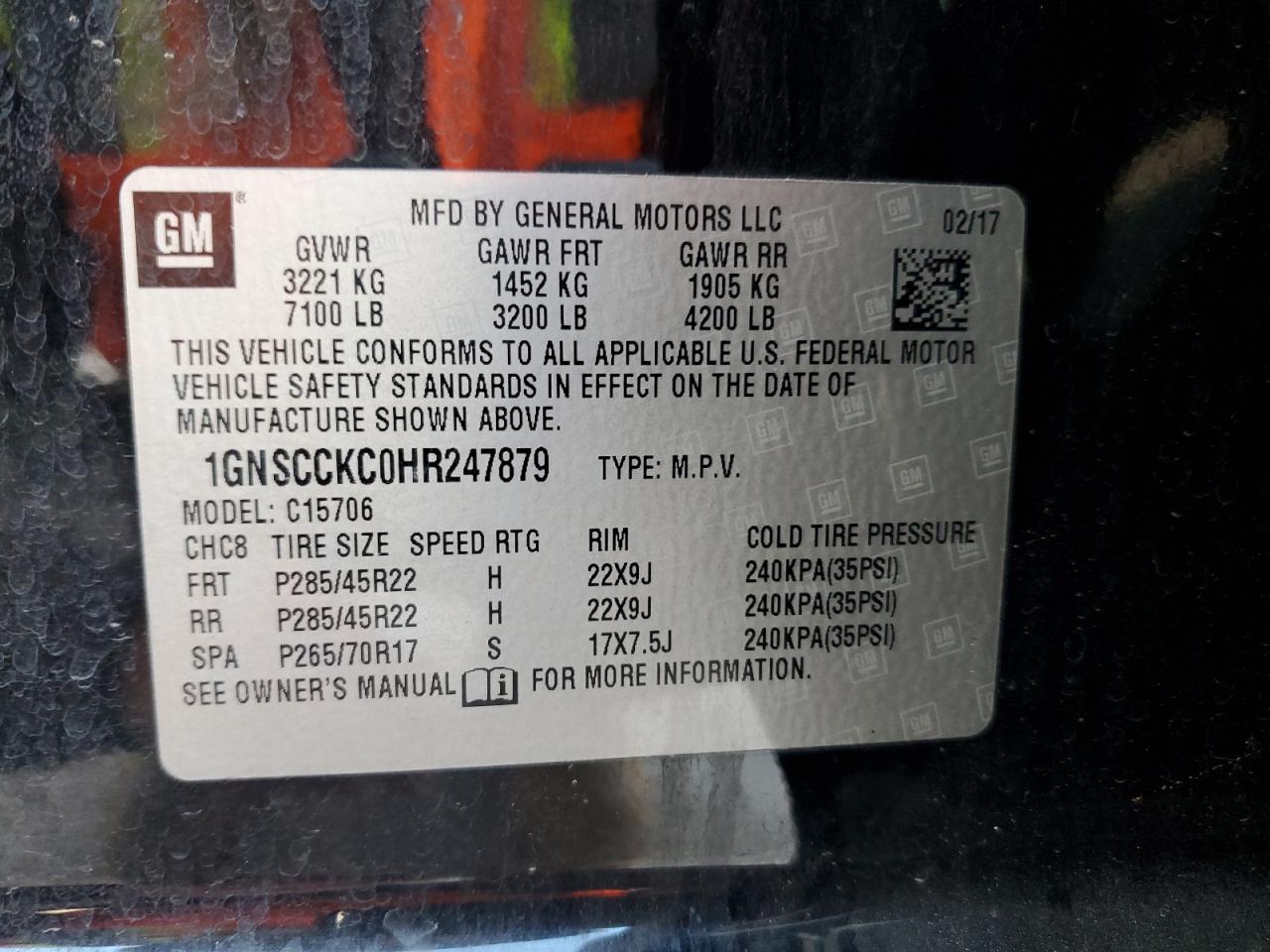 CHEVROLET TAHOE C1500 PREMIER