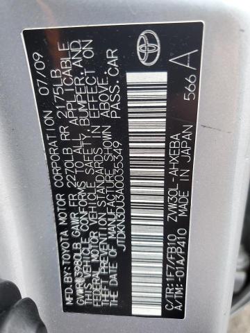 2010 TOYOTA PRIUS - JTDKN3DU3A0035349