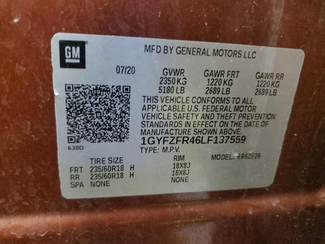 2020 CADILLAC XT4 SPORT #3297981037