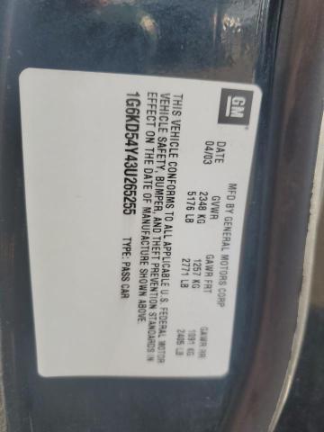 2003 CADILLAC DEVILLE #3286785901