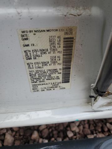 2020 NISSAN FRONTIER S 1N6ED0EB4LN714710