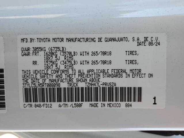 2024 TOYOTA TACOMA DOU #3291162988