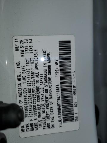 2014 HONDA CR-V EXL - 5J6RM4H77EL110855