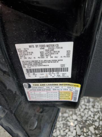 2013 FORD F150 SUPER - 1FTFW1EF3DKF96212