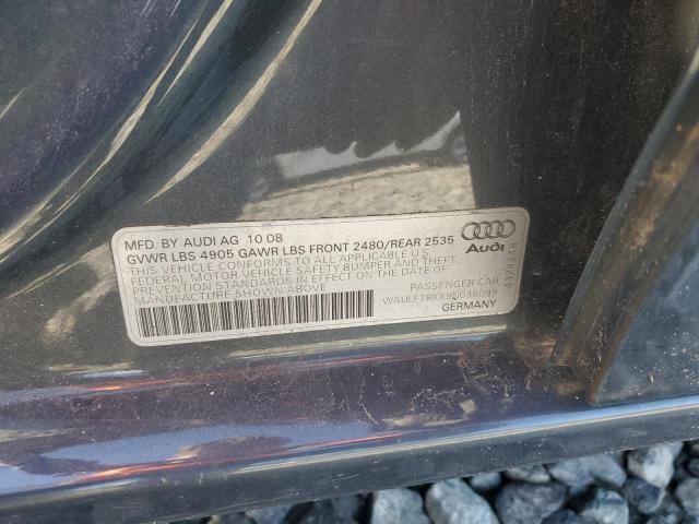 2009 AUDI A4 2.0T QU #3301622623