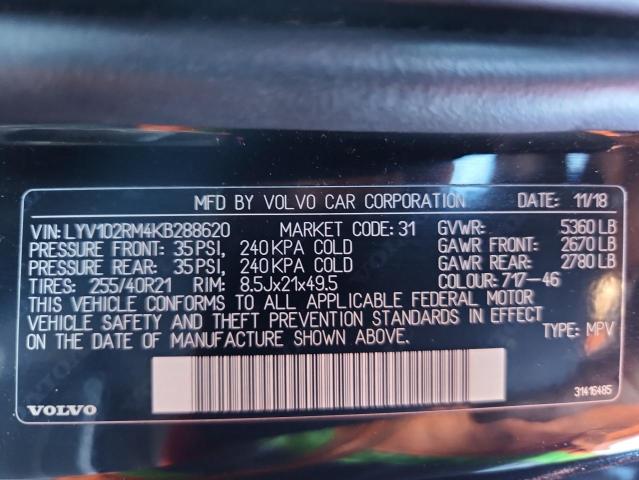 2019 VOLVO XC60 T5 R- - LYV102RM4KB288620