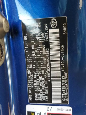 2010 TOYOTA CAMRY BASE - 4T1BF3EK8AU525963