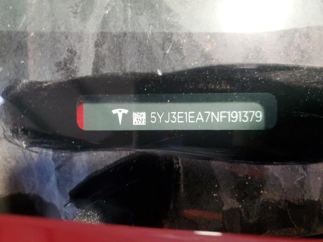 2022 TESLA MODEL 3 - 5YJ3E1EA7NF191379