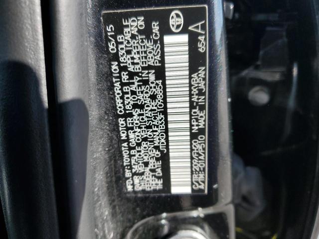 2015 TOYOTA PRIUS C - JTDKDTB33F1098854