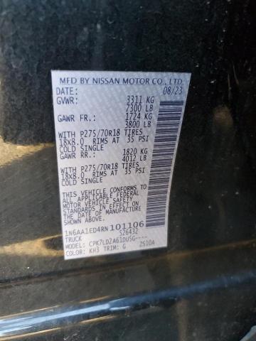 2024 NISSAN TITAN PRO-4X - 1N6AA1ED4RN101106