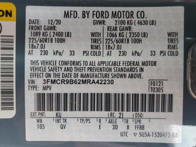 2021 FORD BRONCO SPO #3283808462