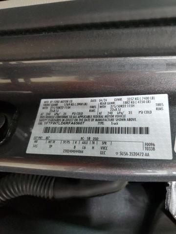 2024 FORD F150 PLATI 1FTFW7LD6RFA65607