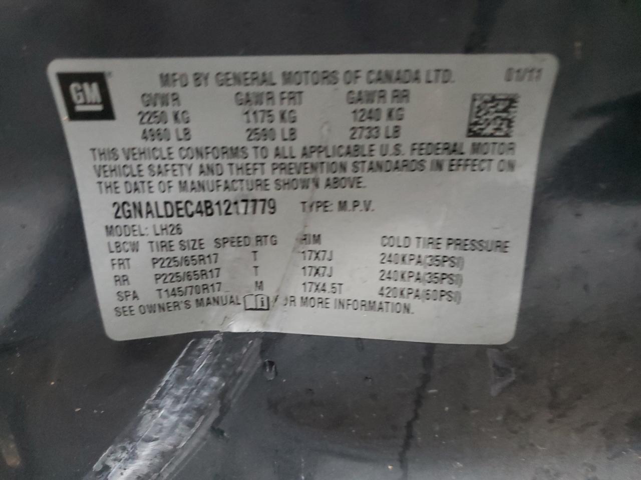 CHEVROLET EQUINOX LT