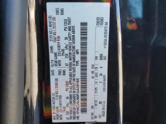 2015 FORD ESCAPE TIT - 1FMCU9J90FUA39185