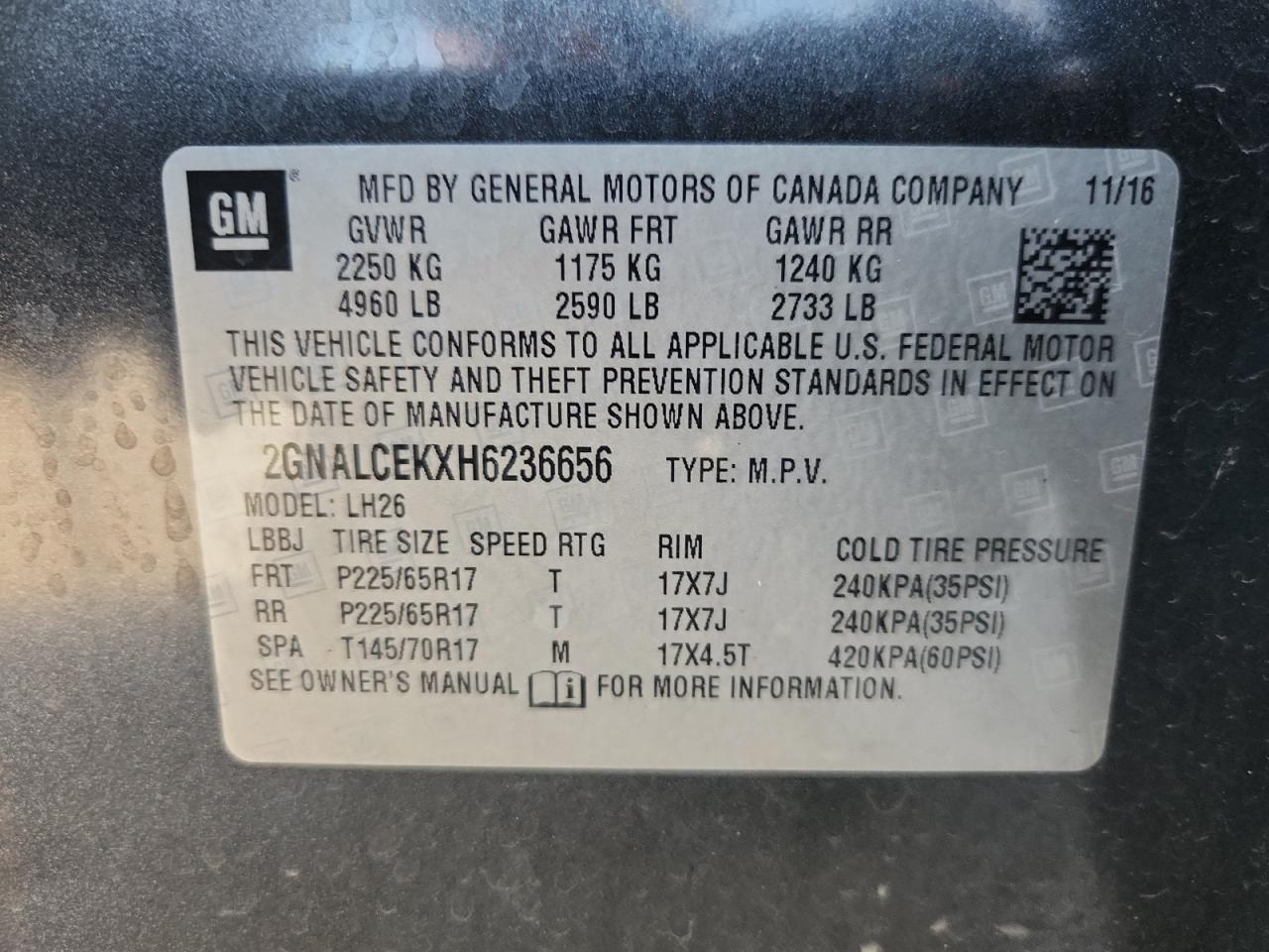 CHEVROLET EQUINOX LT