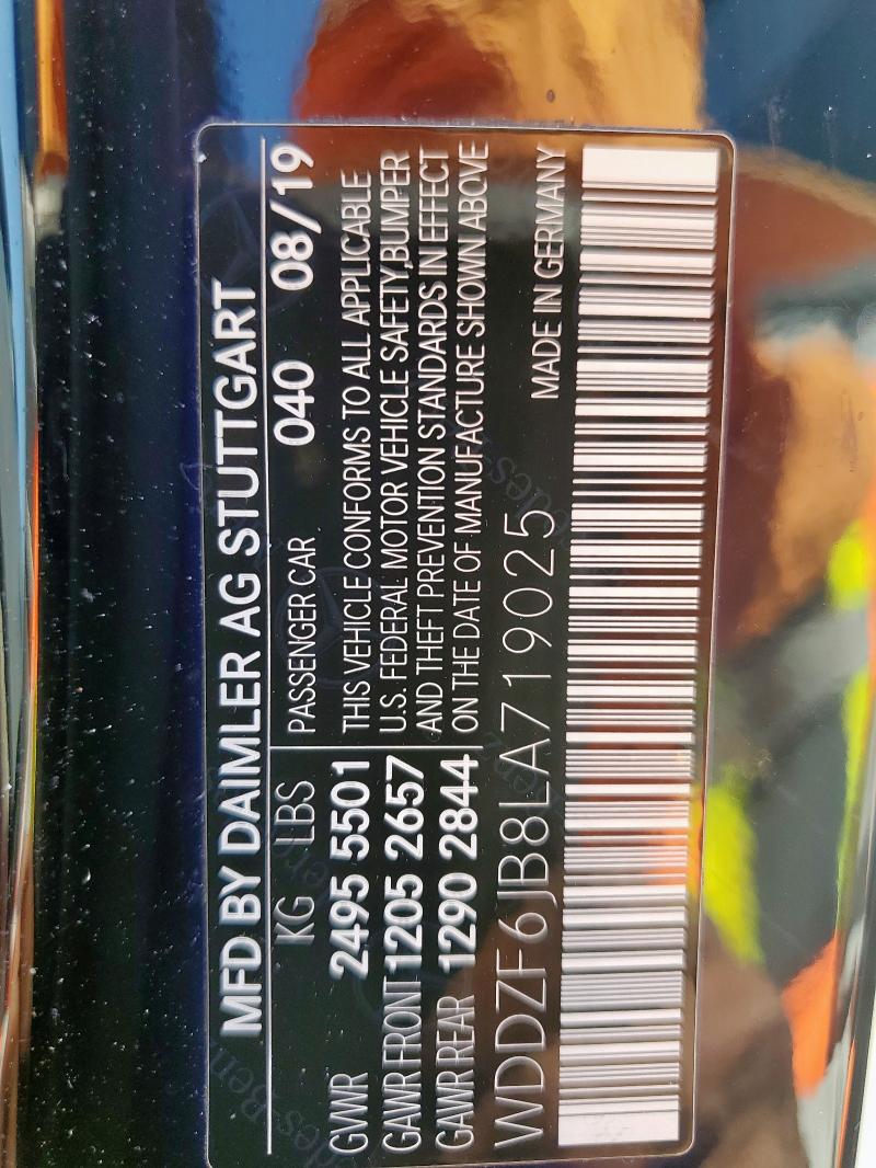 2020 MERCEDES-BENZ E 450 4MAT WDDZF6JB8LA719025