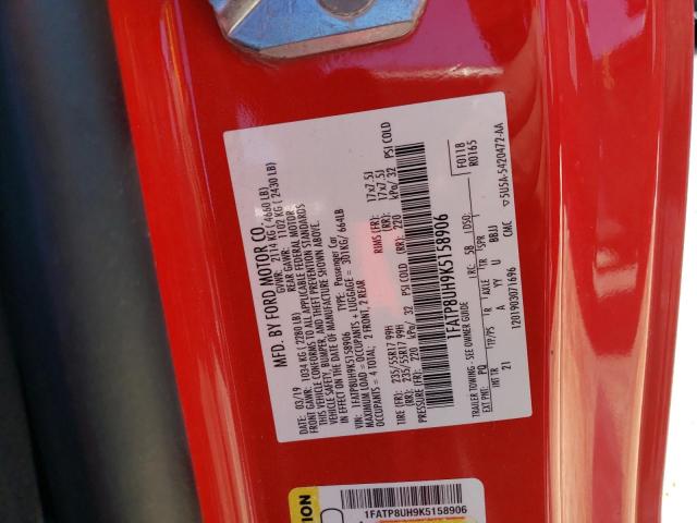 2019 FORD MUSTANG #3297962816