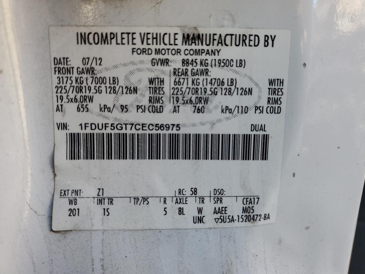 FORD F-550 SUPER DUTY