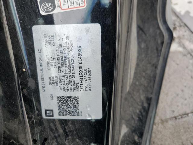 2020 CHEVROLET CAMARO LS #3284002798