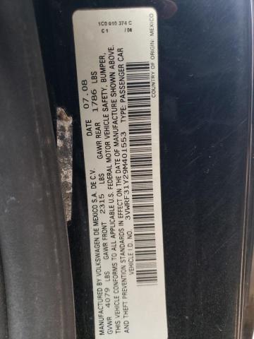 2009 VOLKSWAGEN NEW BEETLE S #3291338133