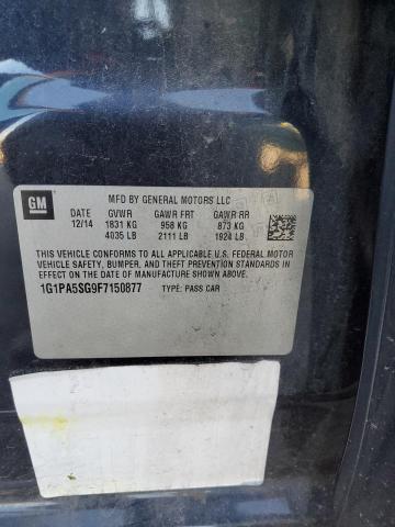 2015 CHEVROLET CRUZE 1G1PA5SG9F7150877