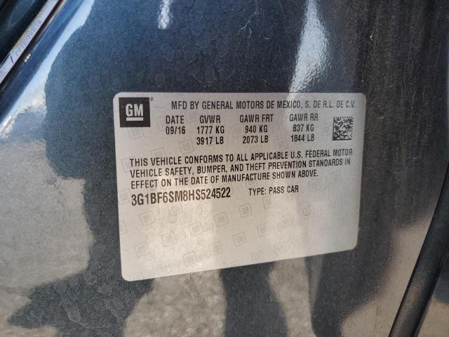 2017 CHEVROLET CRUZE PREM 3G1BF6SM8HS524522