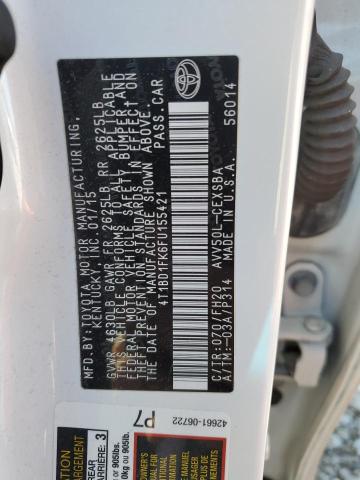 2015 TOYOTA CAMRY HYBR #3265934527