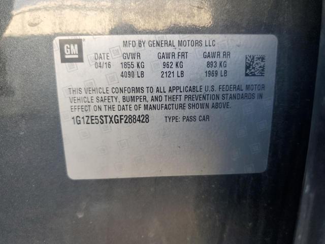 2016 CHEVROLET MALIBU LT - 1G1ZE5STXGF288428