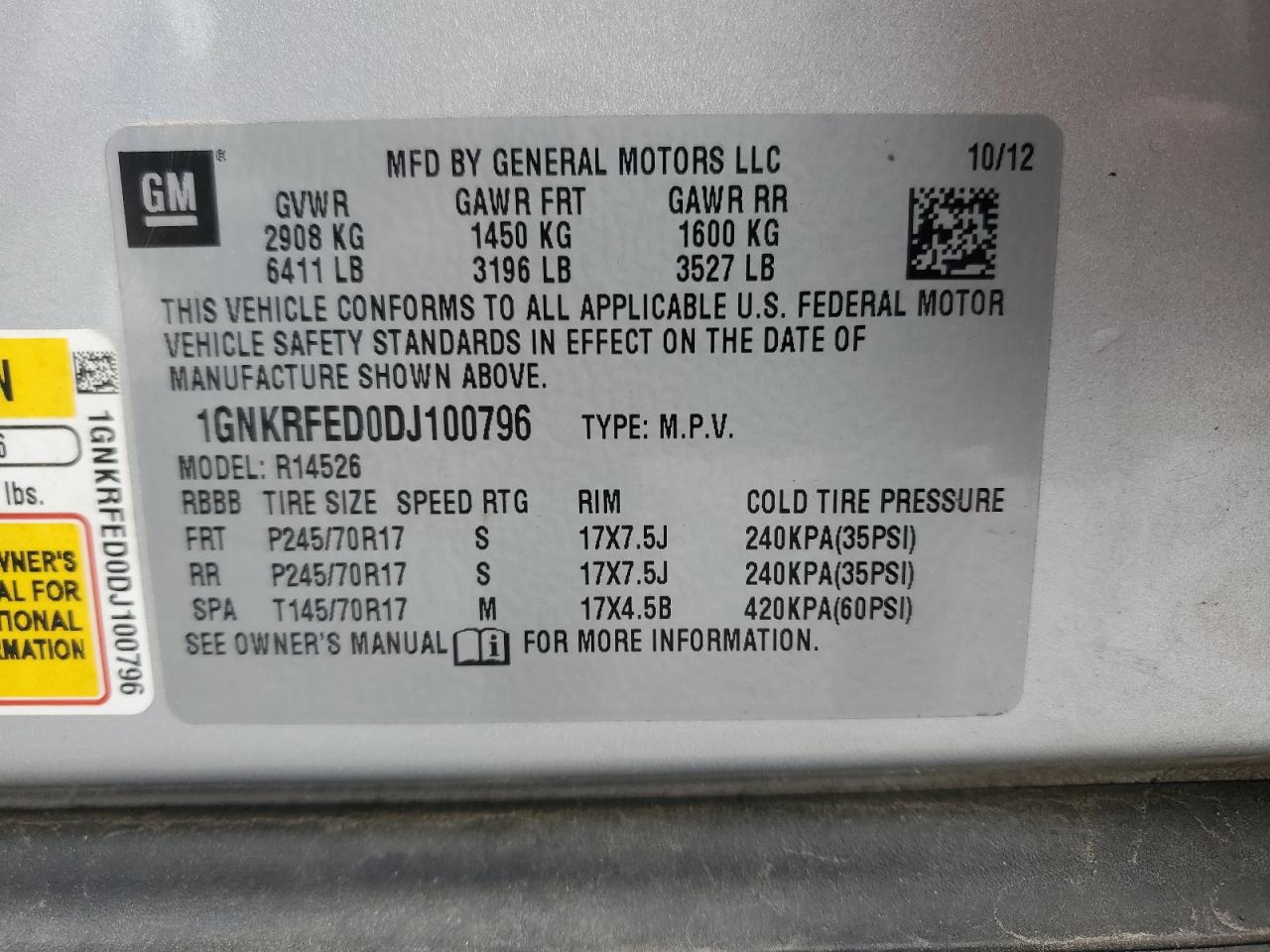 CHEVROLET TRAVERSE LS