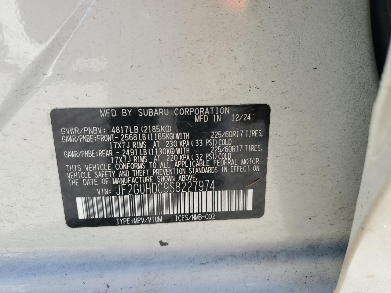 SUBARU CROSSTREK PREMIUM