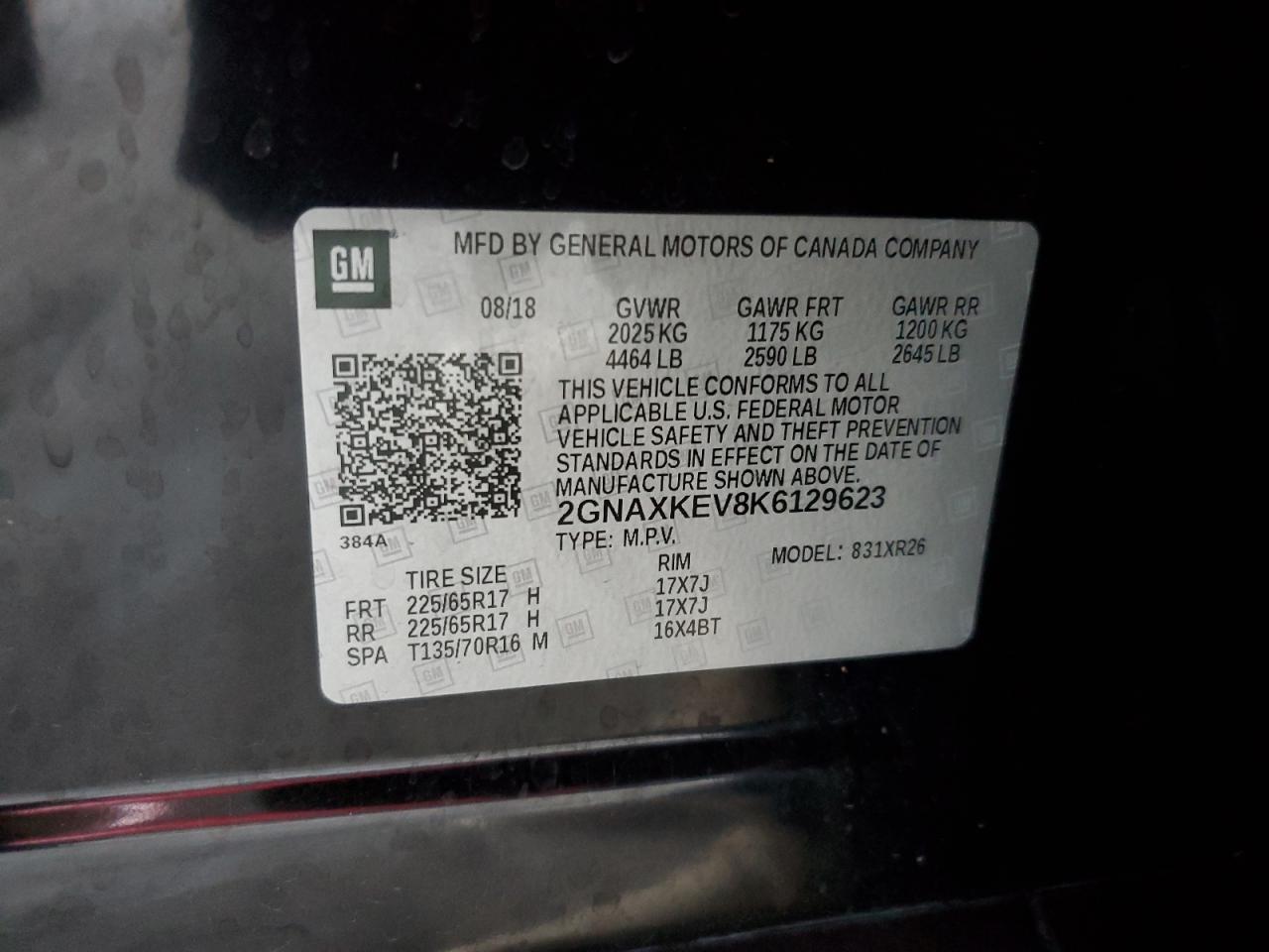 CHEVROLET EQUINOX LT