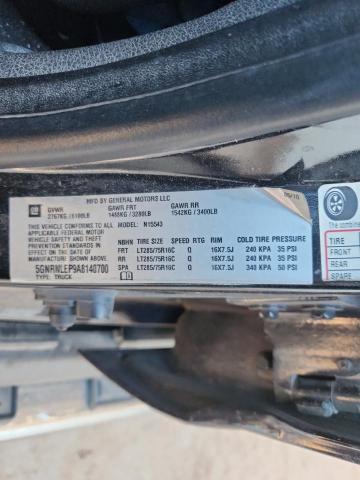 2010 HUMMER H3T ALPHA - 5GNRNLEP9A8140700