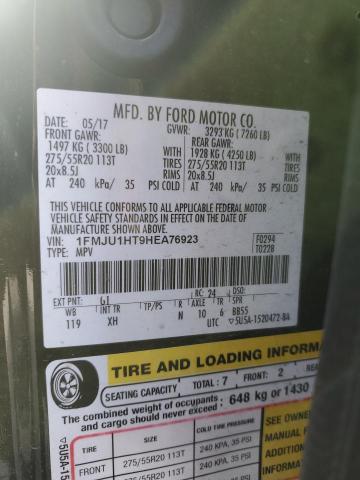 2017 FORD EXPEDITION #3283786434