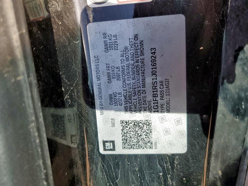 2018 CHEVROLET CAMARO LT #3303047602