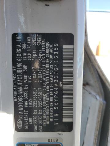 2018 KIA SORENTO LX #3277067171