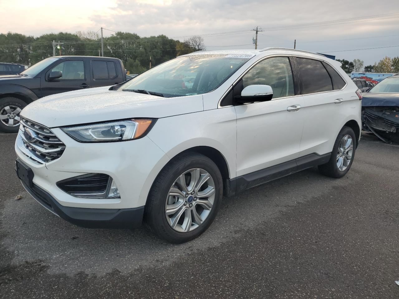 Lot #3266890065 2019 FORD EDGE TITAN