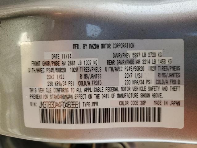 2015 MAZDA CX-9 GRAND - JM3TB3DA4F0453551