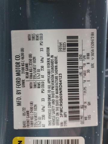 2022 FORD BRONCO SPO #3291324159