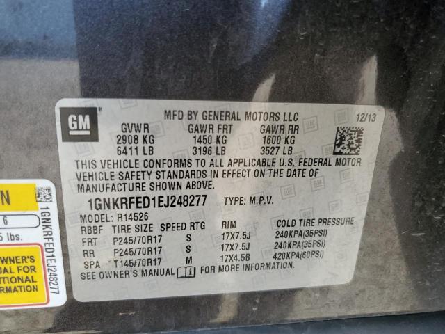 2014 CHEVROLET TRAVERSE L #3301652628