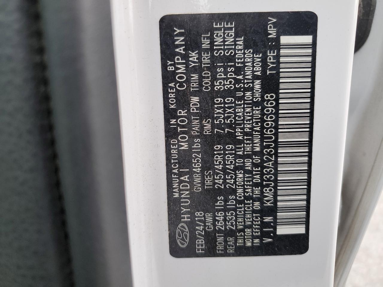 HYUNDAI TUCSON VALUE